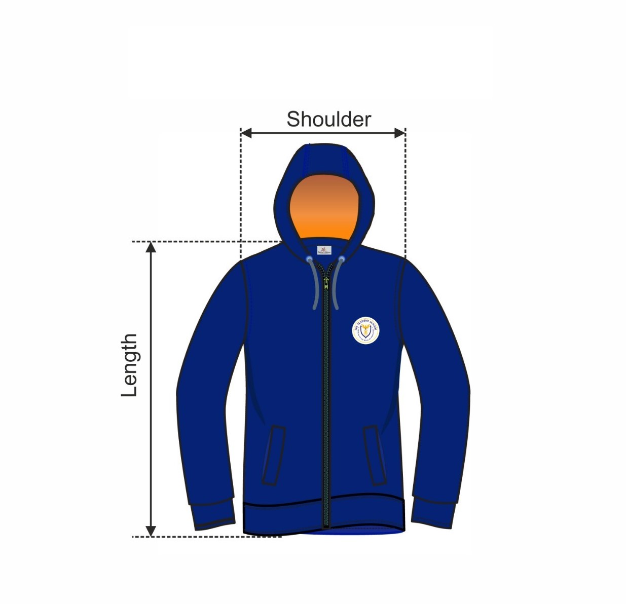 TAS OLD BRUSHED HOODED JACKET – Uniform Solutions | Buy School Uniform