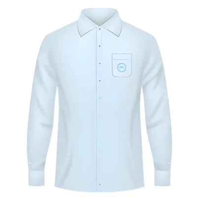 HIGHER SECONDARY ANTIBACTERIAL SKY BLUE FULL SLEEVE SHIRT - 11TH & 12TH STD