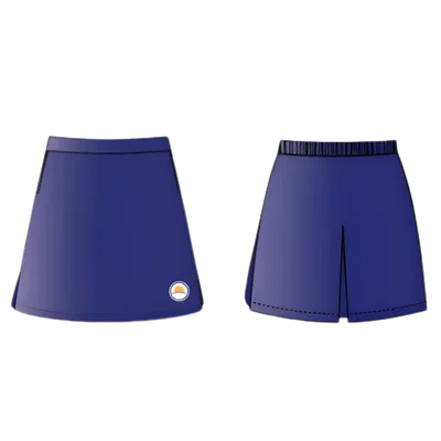 PRE-PRIMARY NAVY SKORTS WITH ELASTIC AT BACK