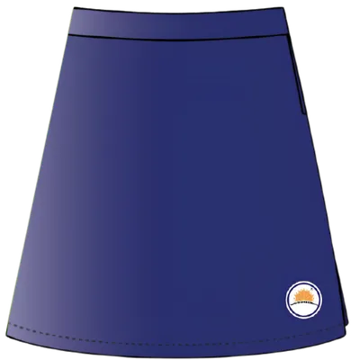 PRIMARY NAVY SKORTS WITH BACK ELASTIC - 1st to 5th STD