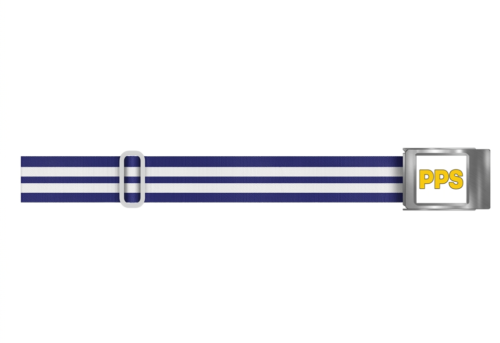 Boys’ Braided Cotton Belt With School Abbreviation On Buckle