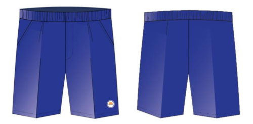 Navy Blue Shorts With All Round Elastic